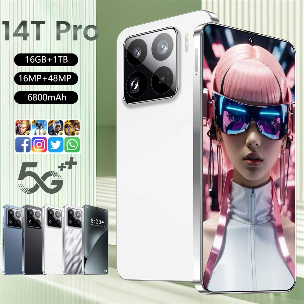 

E-Books Case For 14TPro Original 5G Dual Sim Android Smartphone Case For 22GB+2TB 8000mAh Global Version Cover Snapdragon 8 gen3