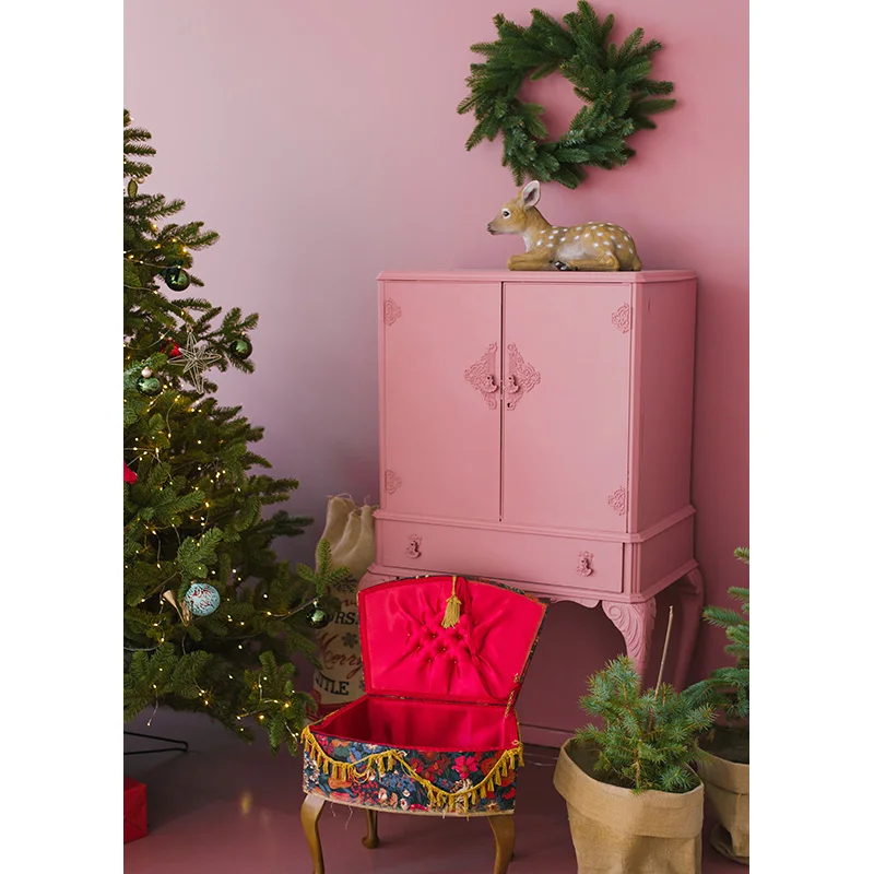 NITREE Christmas Indoor Theme Photography Background Christmas tree Children Backdrops For Photo Studio Props JPE-03