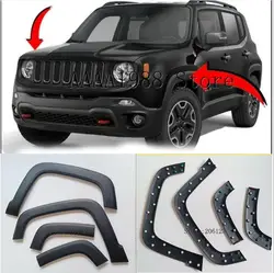 2015 -2021  For Jeep Renegade Car Wheel Eyebrow Trim Rubbing Bumper strip Decorative stickers  Car Stylings