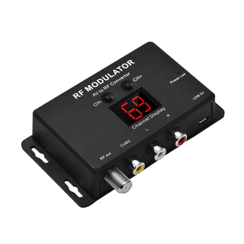 Modulador RF RM06 AV para display digital do conversor RF