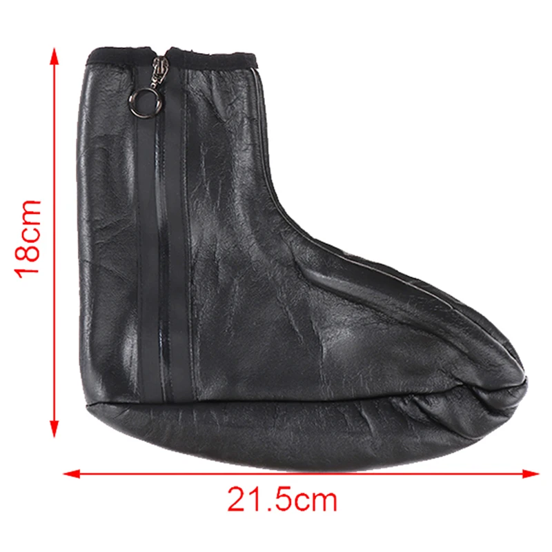 Unisex Winter Warm Leather Thermal Boat Slipper Indoor Home Soft Non-Slip Socks Men Women Breathable Comfortable Middle Socks