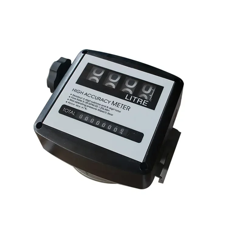 Imagem -04 - Medidor de Fluxo Mecânico Quatro-digit Oil Gauge Oil Pump Assembly Oil Gauge Contador Fm1202