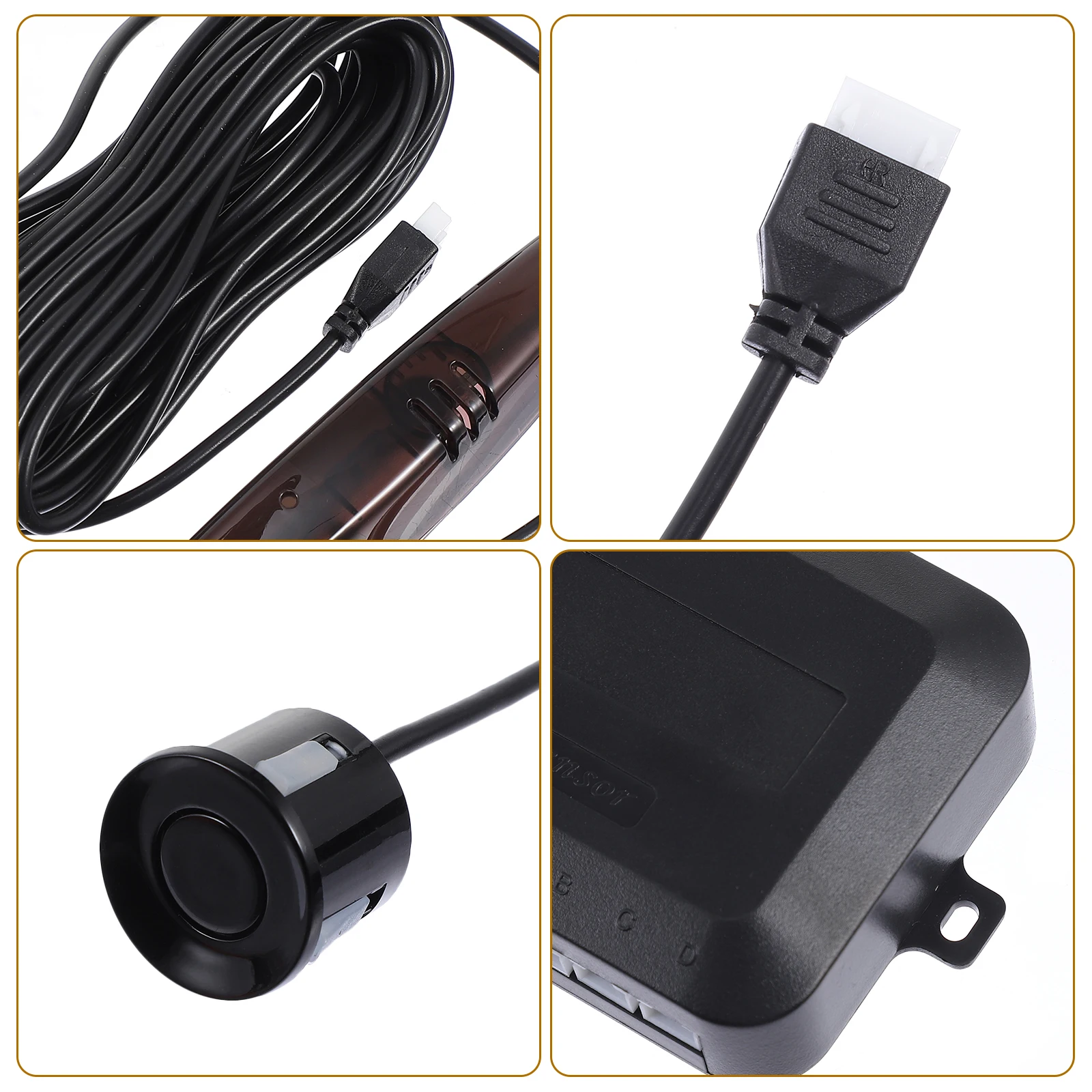 

1 Set Led Backup Sensor Universal Reversing System High-Performance Abs Parking With Left Right Obstacle Warning