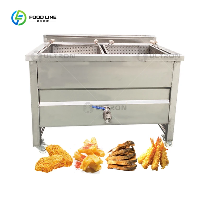 Friteuse électrique à pression pour poulet/pommes de terre, équipement de friture, ligne de traitement de friture au gaz électrique 50-250l, fournisseur d'usine