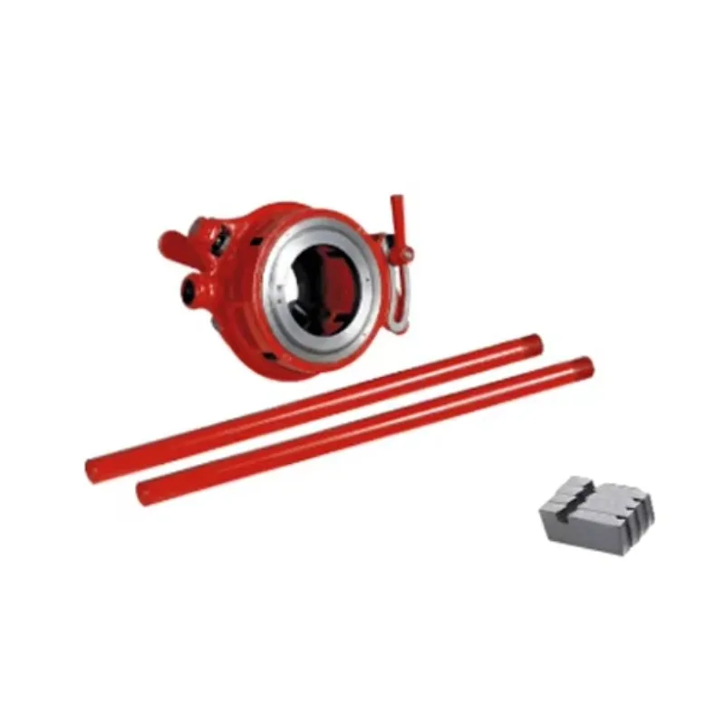 Herramienta Manual de roscado de tubos de grado Industrial con 3 troqueles, herramientas manuales para tubos de 1 1/4 "-2", soporte personalizado OEM y ODM