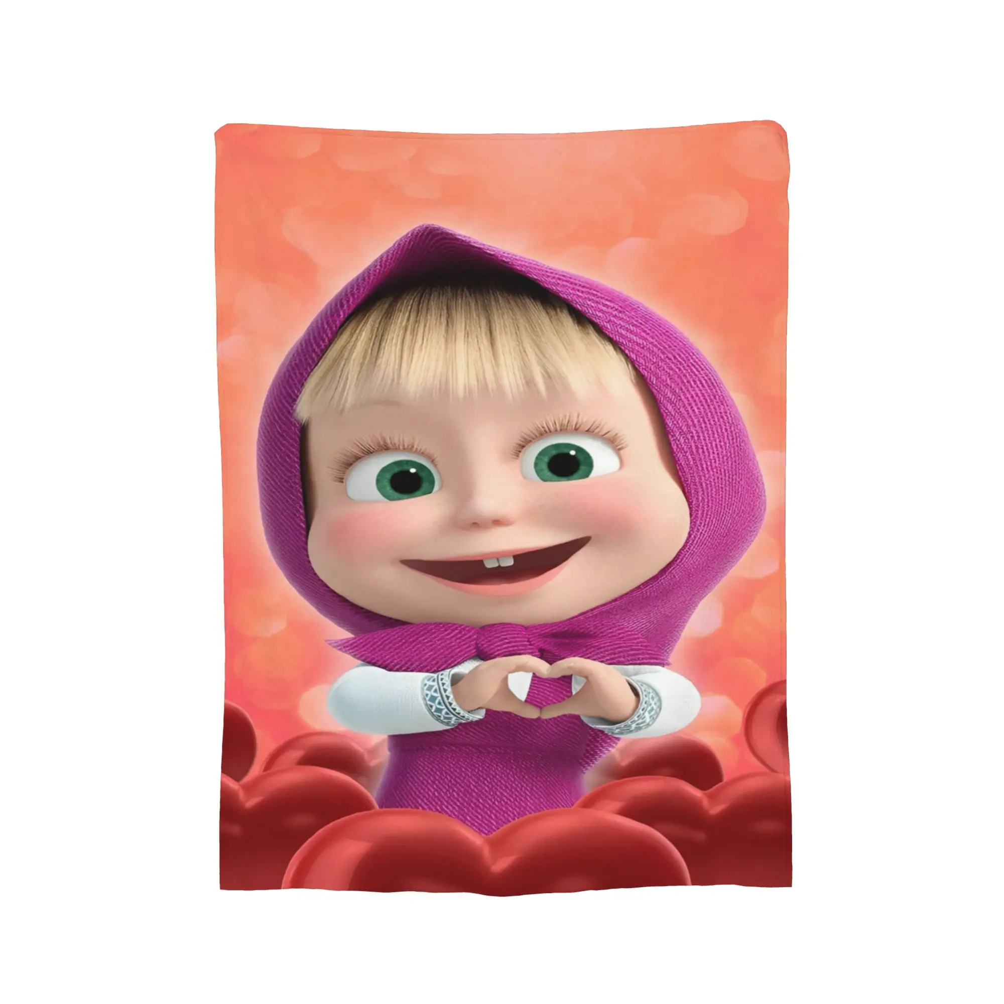 بطانيات ماشايس من الفلانيل مريحة وخفيفة الوزن ورفيعة لمفارش الفراش