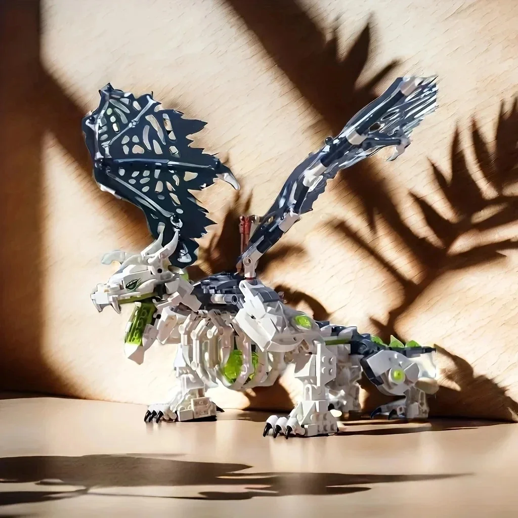 Nowy Model 2026 / Zestaw Klocków Czarodziejski Smok, 767 Elementów, Kompatybilny Zabawka Konstrukcyjna dla Chłopców, Prezent na Boże Narodzenie i Nowy Rok