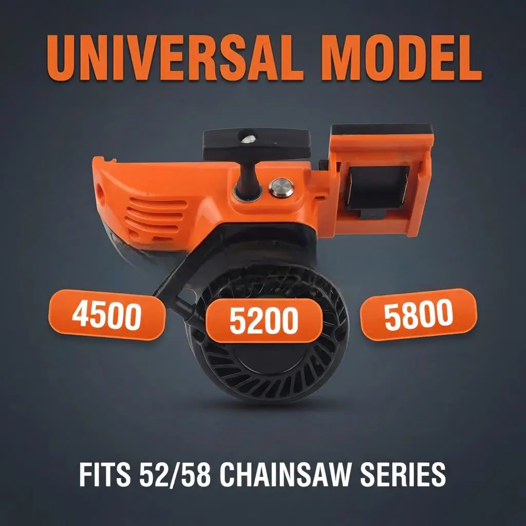 52cc 58cc Gas-oline Chainsaw Easy Starter Pulley Set Replacement Parts for 4500 5200 5800 Chain Saws