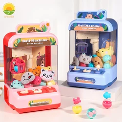 Brinquedo de Garra Infantil Mini Gashapon Boneca de Pelúcia, Máquina de Desenho, Garça Animal, Garra, Jogo Infantil, Menina, 29cm, 3 anos