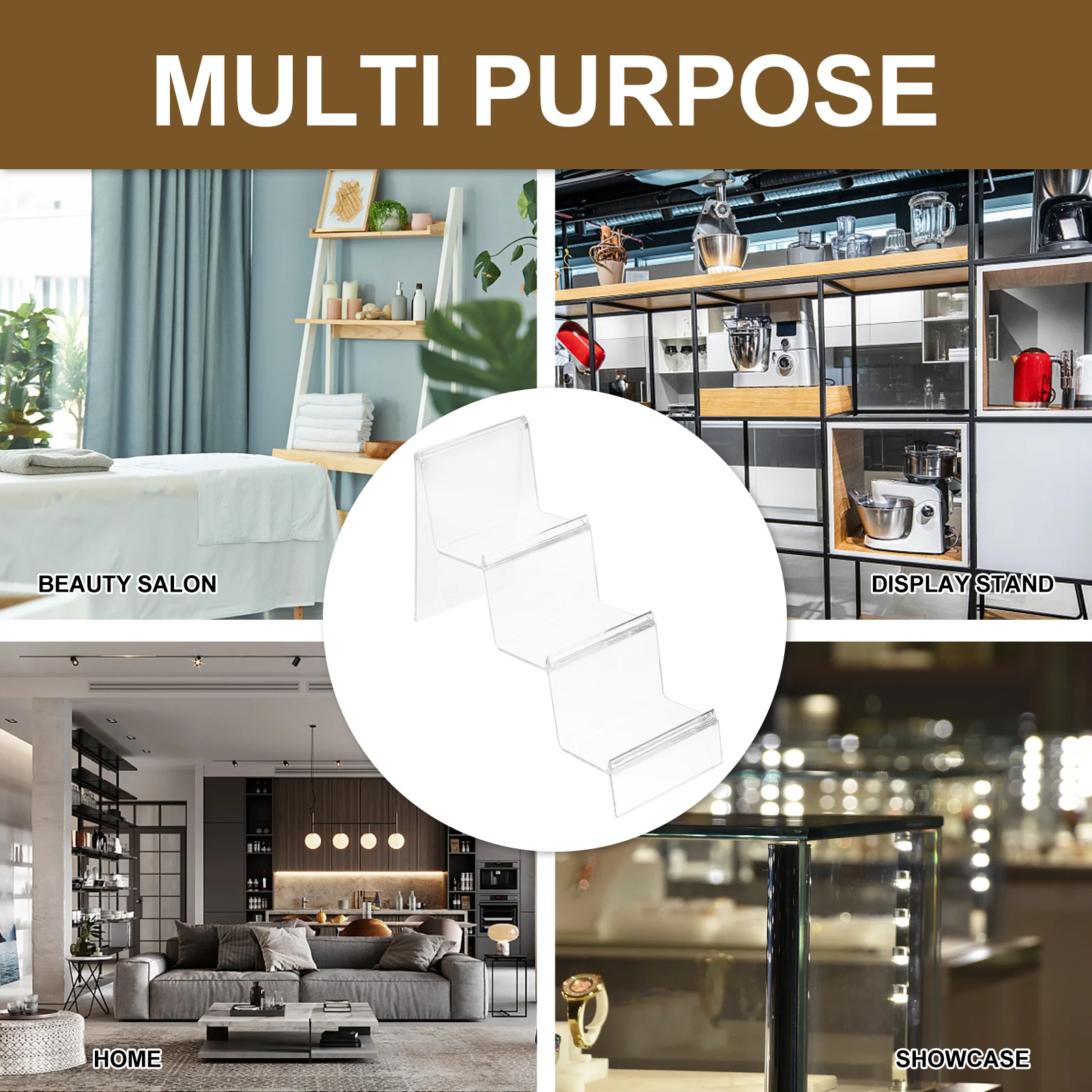 

Acrylic Purse Display Rack Tennis Golf Ball Holder Clear ganizer Stand for Beauty Salon Home Mall Showcase Modern Compact