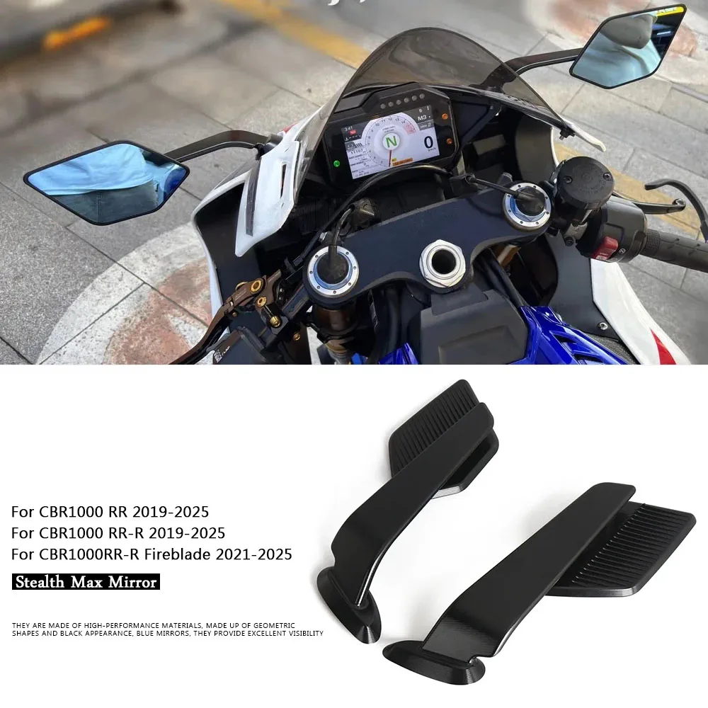 

Для мотоциклов Honda CBR1000RR CBR1000RR-R: 2 шт. модифицированных регулируемых поворотных зеркал-«ветровиков» CBR1000 RR RR-R, зеркала заднего вида