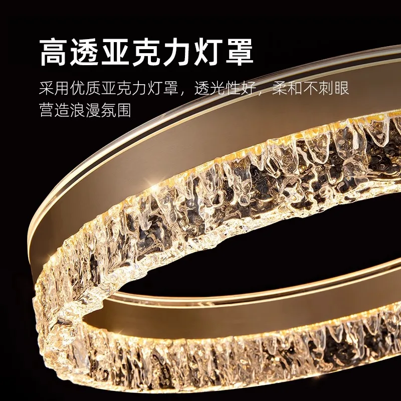 Wohnzimmerlampe Moderne einfache Esszimmerlampe Atmosphäre 205. Neue runde Haupt-Halllampe