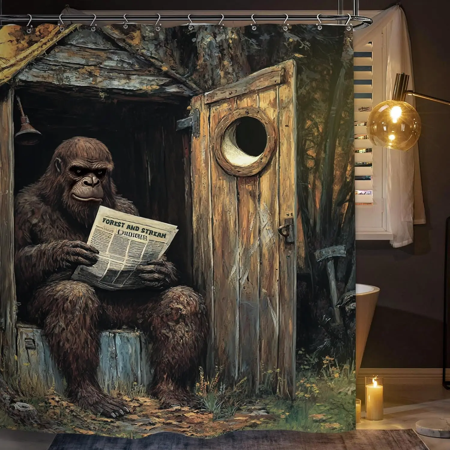 

Занавеска для душа с забавным котом, 60 шт x 72 дюйма, тропический матисс, красочный ретро-набор для ванной комнаты с животными, аксессуары, декор с 12 крючками в упаковке