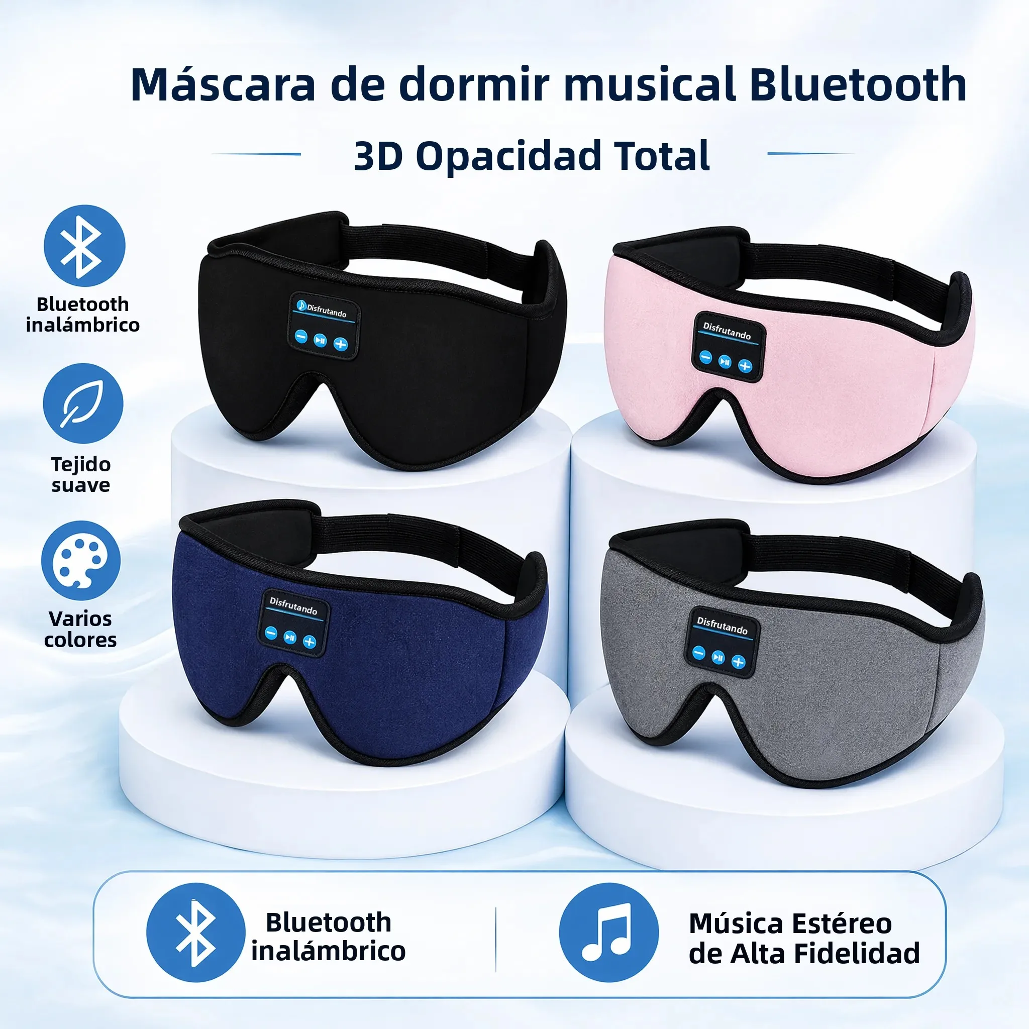Auriculares Inalámbricos para Dormir con Máscara