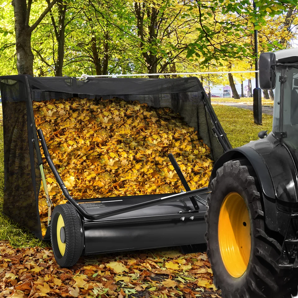 Heavy Duty Lawn Sweeper Tow Behind for Easy Cleaning