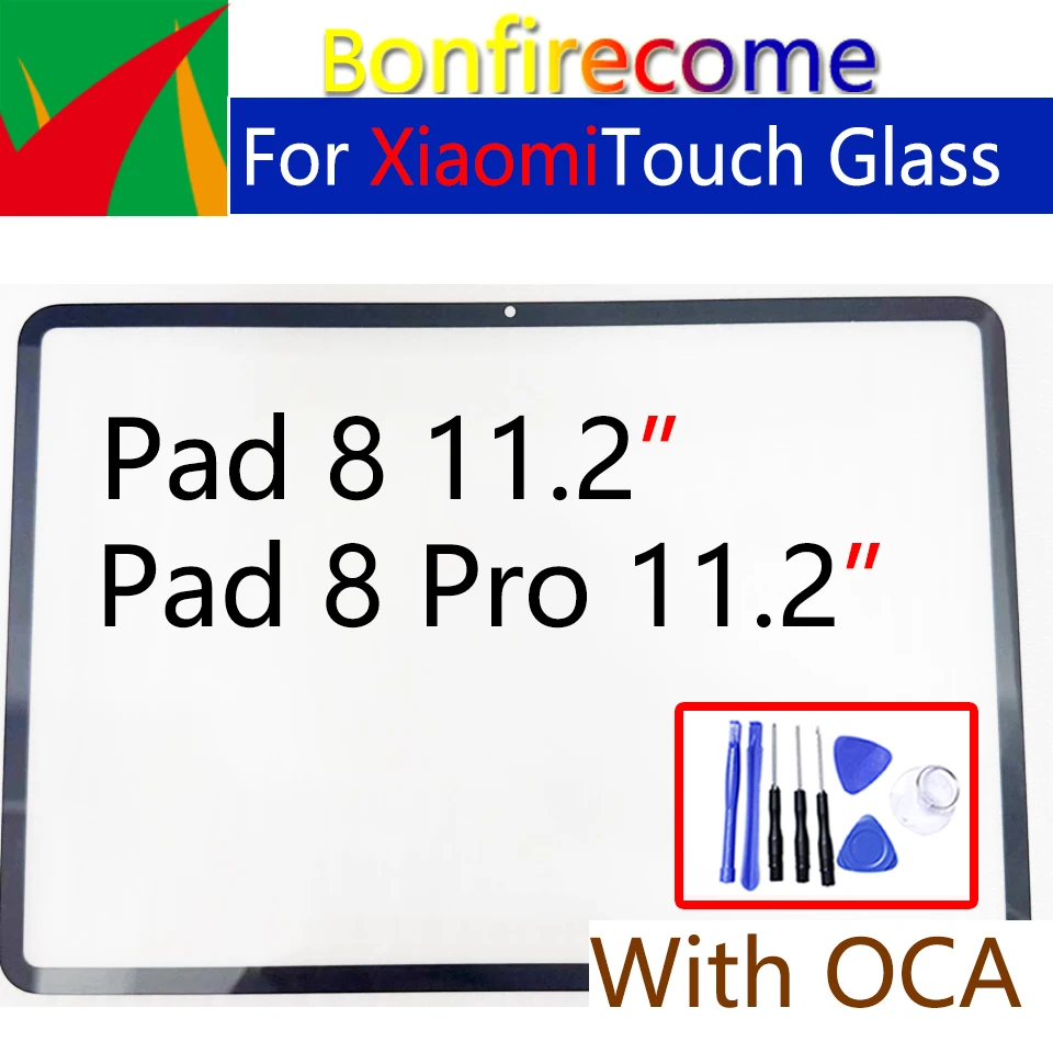 

Replacement For Xiaomi Pad 8 Pro LCD Touch Screen Panel Sensor Front Outer Glass With OCA For Pad8