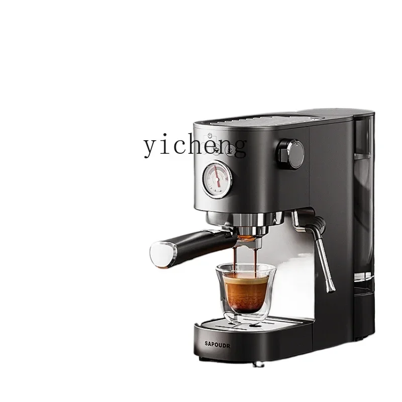 Semi-automatic Italian Household Small Steam Frothed Milk Integrated Espresso Machine