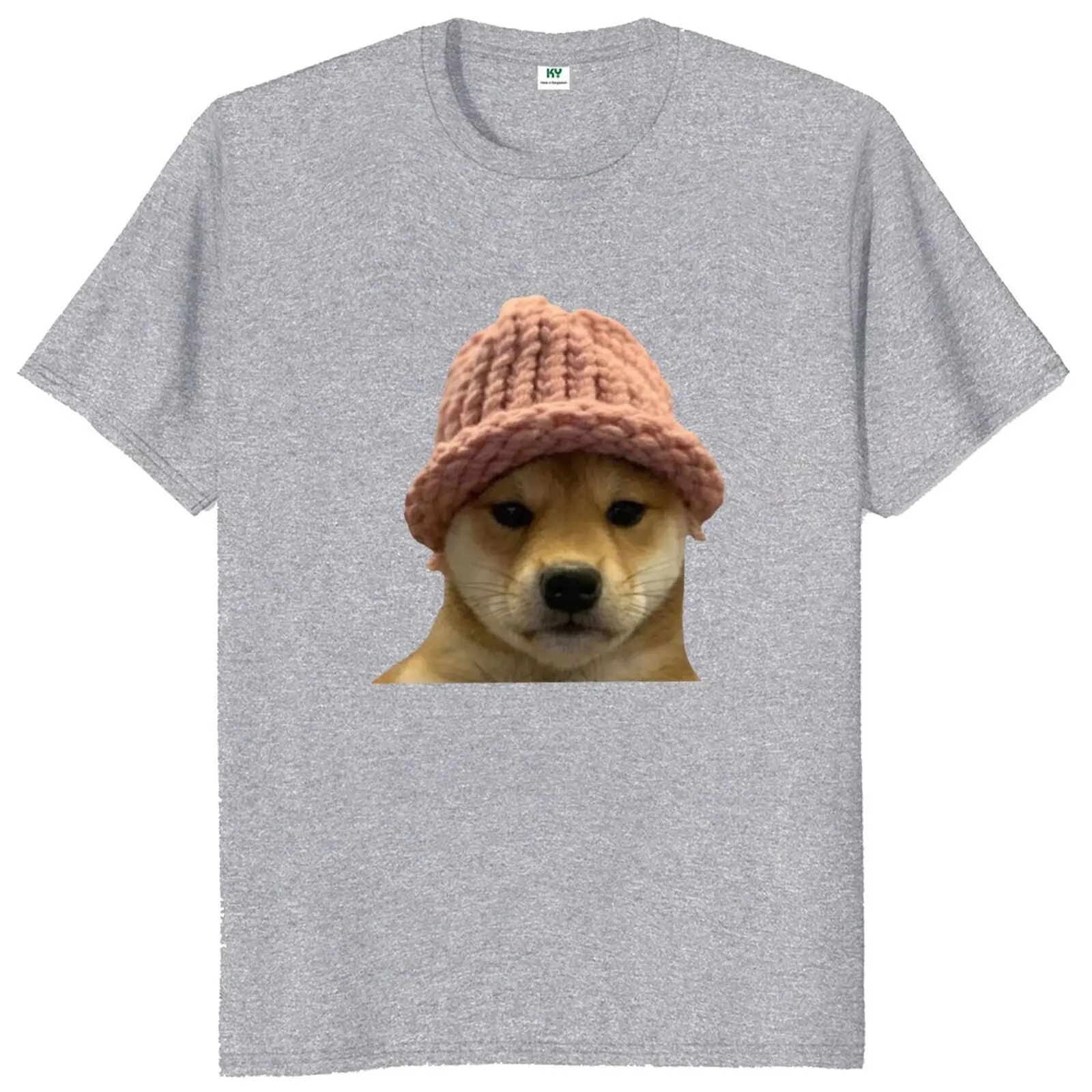 ユニセックス半袖Tシャツ,綿100%,カジュアル,ヨーロピアンスタイル,犬のロゴ付き