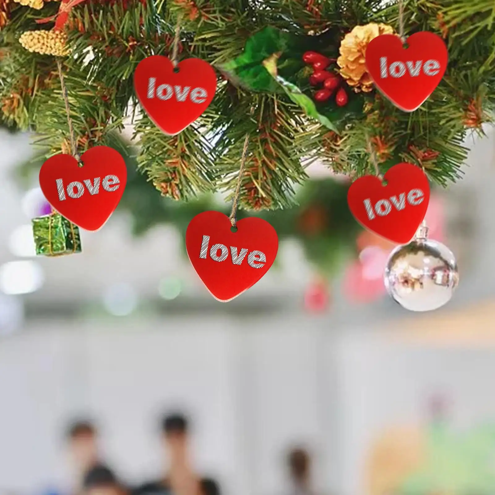 10pcs 40mm Embellishment Ornament Wedding Decor Hanging Craft DIY