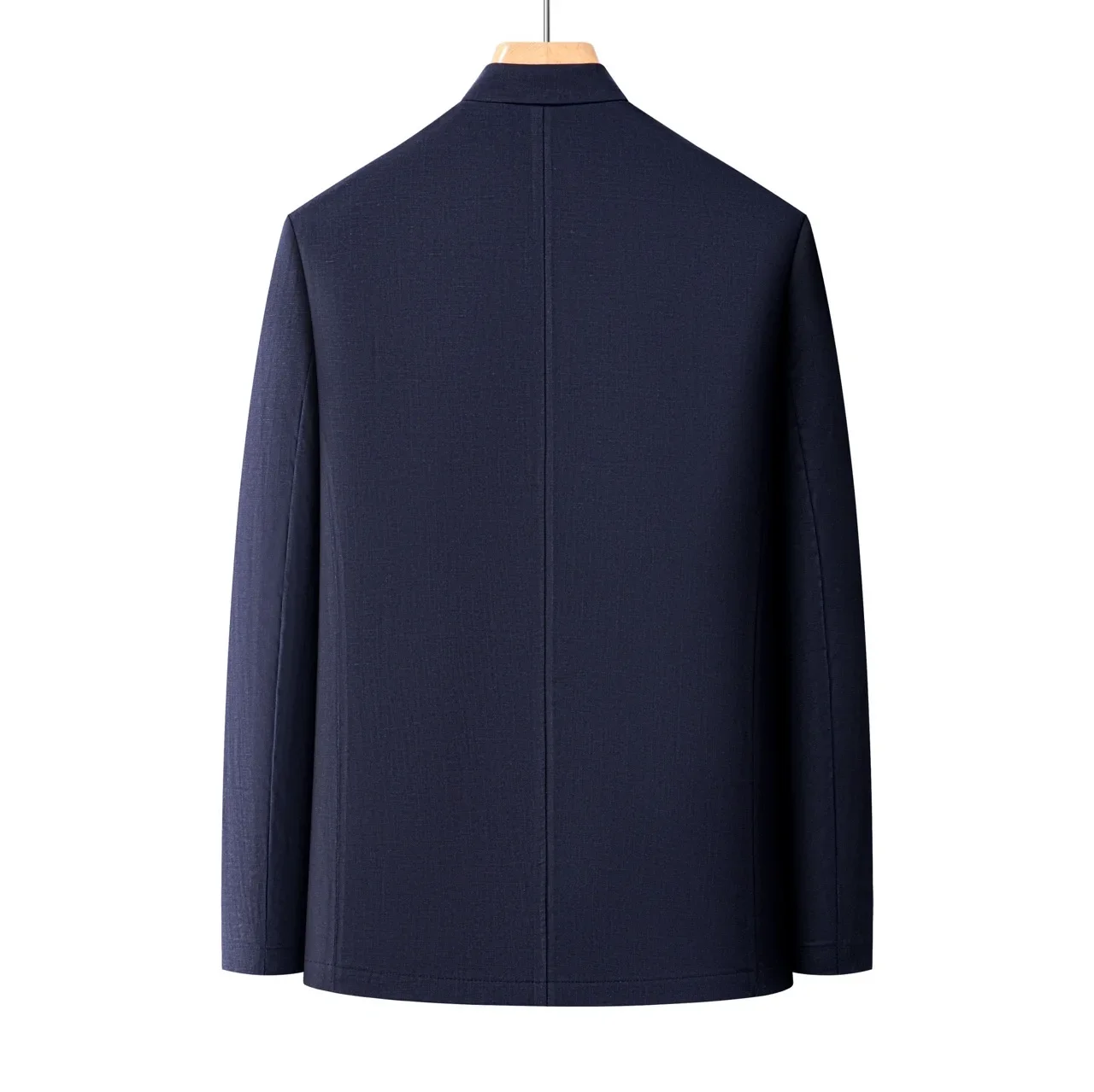 Herren Leinen Blazer Leichte Sommerjacke Unstrukturiert Smart Casual Atmungsaktiv Kühlend Lyocell Resort Stil Stiller Luxus Eleganter Mantel Sonnenschutz Urlaub Strand Viskose Mischung Oberbekleidung Büro Reise Freizei – Detail 30