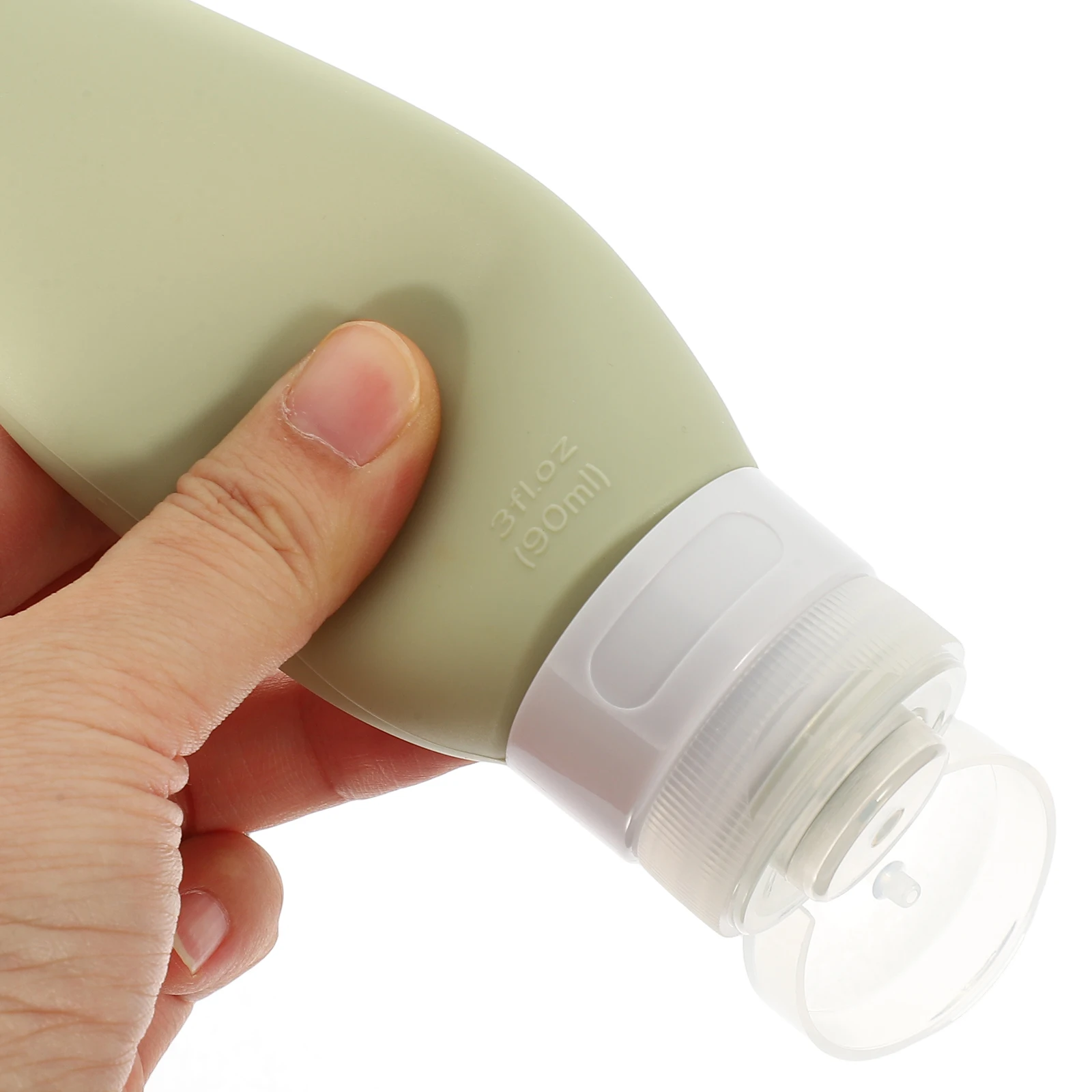 

4pcs 90ml Silicone Travel Bottles Toiletry Containers Toiletry Bottles Shampoo Dispenser Easy Cleaning Storage