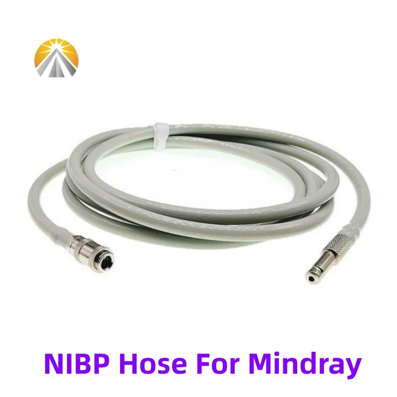 Reusable NIBP Hose Single Tube Blood Pressure Cuff Tubing For Mindray Patient Monitor with One Interconnect Tube 2.5 Meter Each