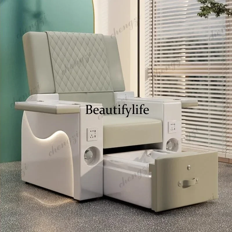 E136 Electric Eyelash Extension Manicure Table Modern Simple Lounge Chair Sofa Manicure Table Pedicure Massage Furniture