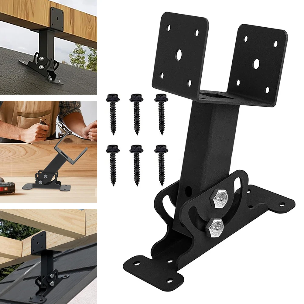 Angle Adjustable Bracket Adjustable Roof Riser Bracket Common Compatibility Easy Installation Design Robust Material Support