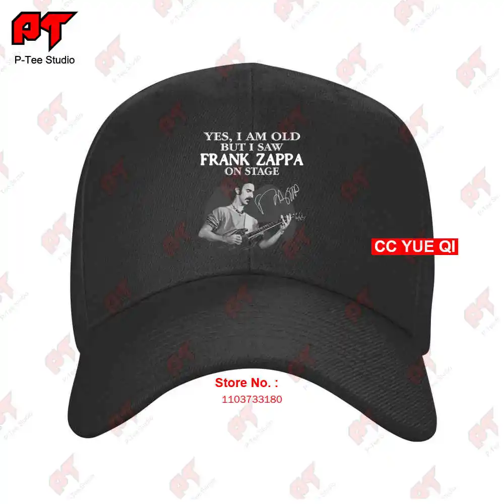 Yes I Am Old But I Saw Frank Zappa On Stage Baseball Caps Truck Cap ESCH