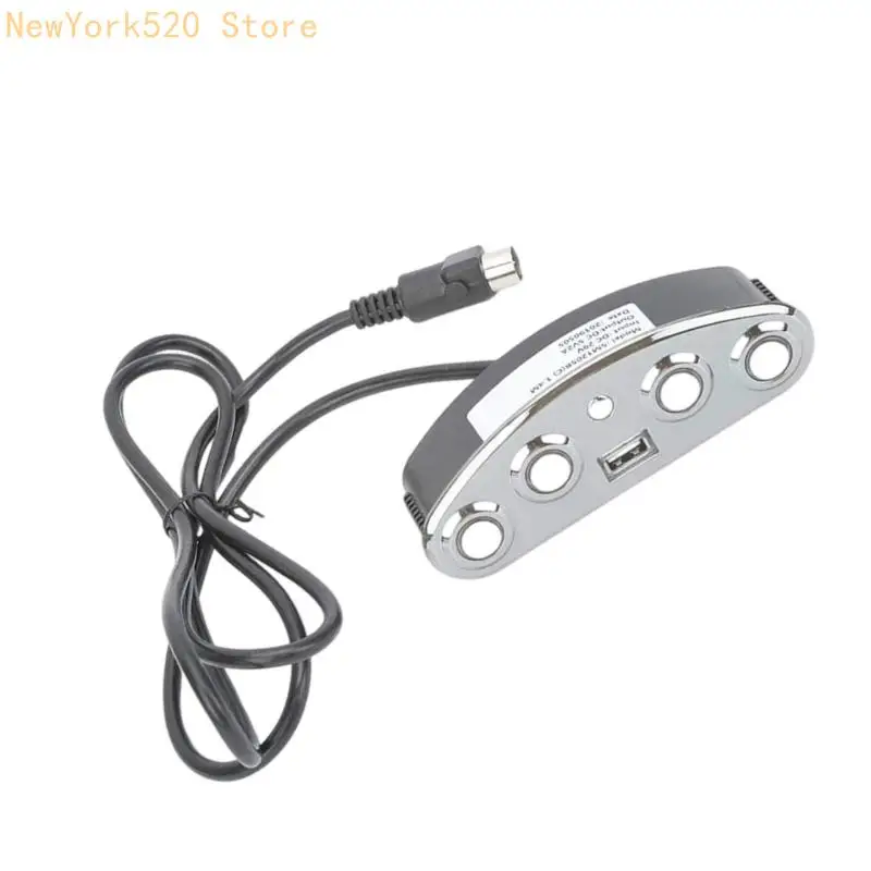 مفاتيح كرسي الطاقة N84C مع منفذ الشحن USB 5 زر التحكم في اليد