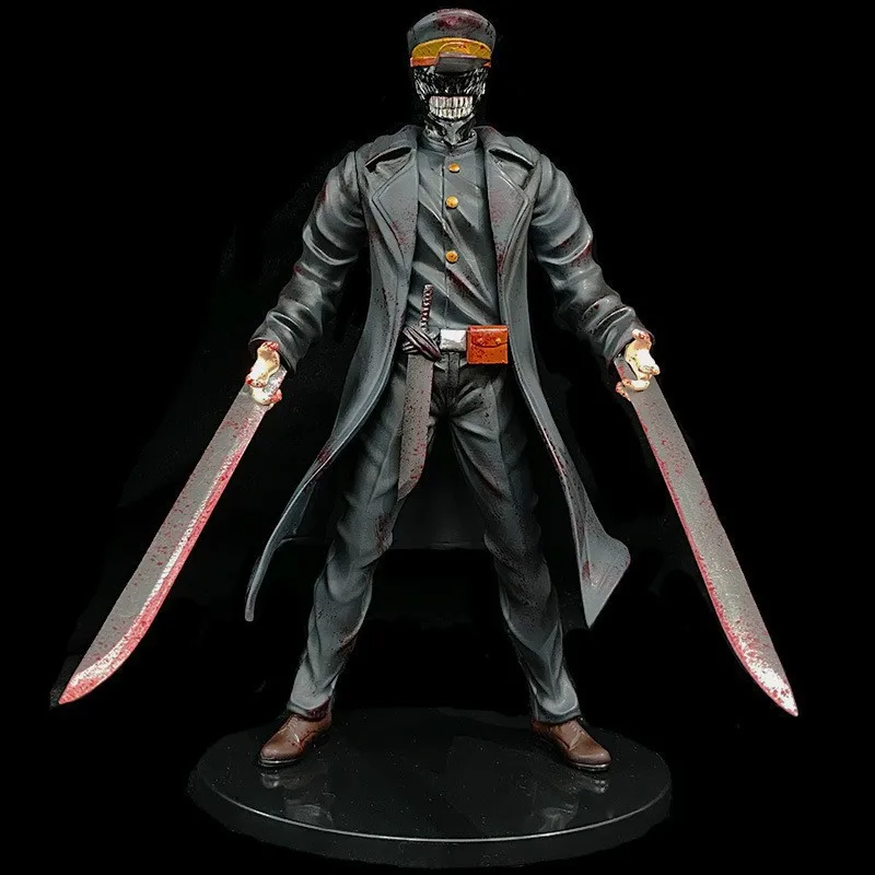 26CM Anime Chainsaw Man Denji Figure Samurai Sword Action Figure Model Toy Gift Collection Power Chainsaw Man Figure PVC