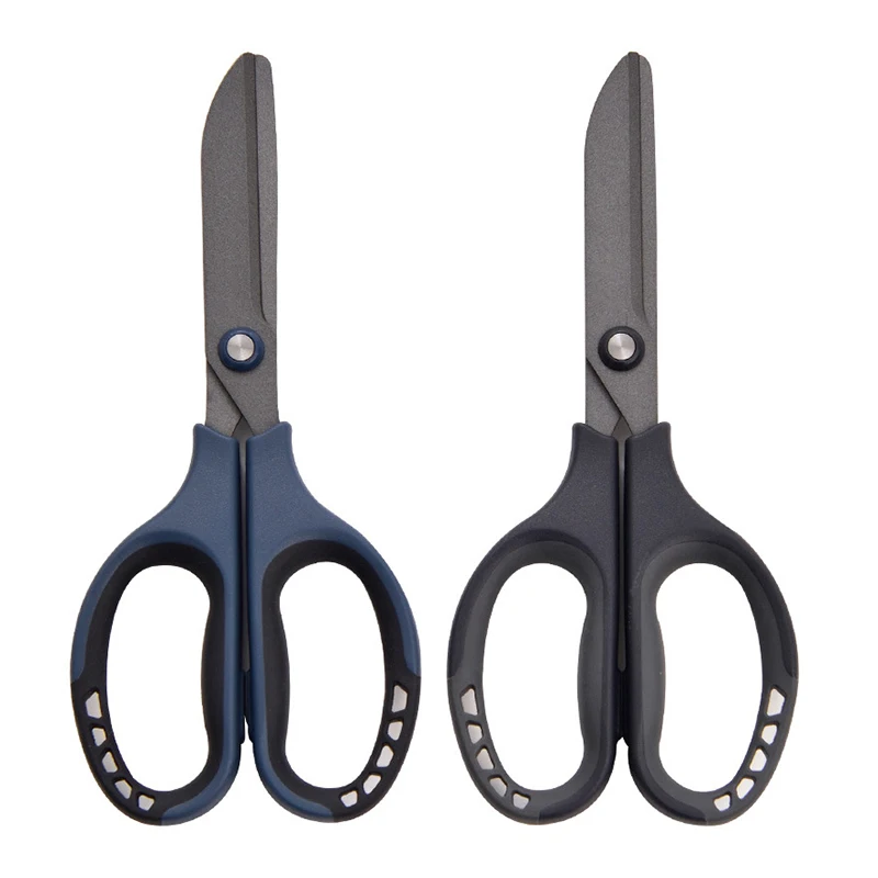 Arc Blade Anti Sticking Safety Stainless Steel Scissors Student Stationery Office Cutting Supplies Professional Tools