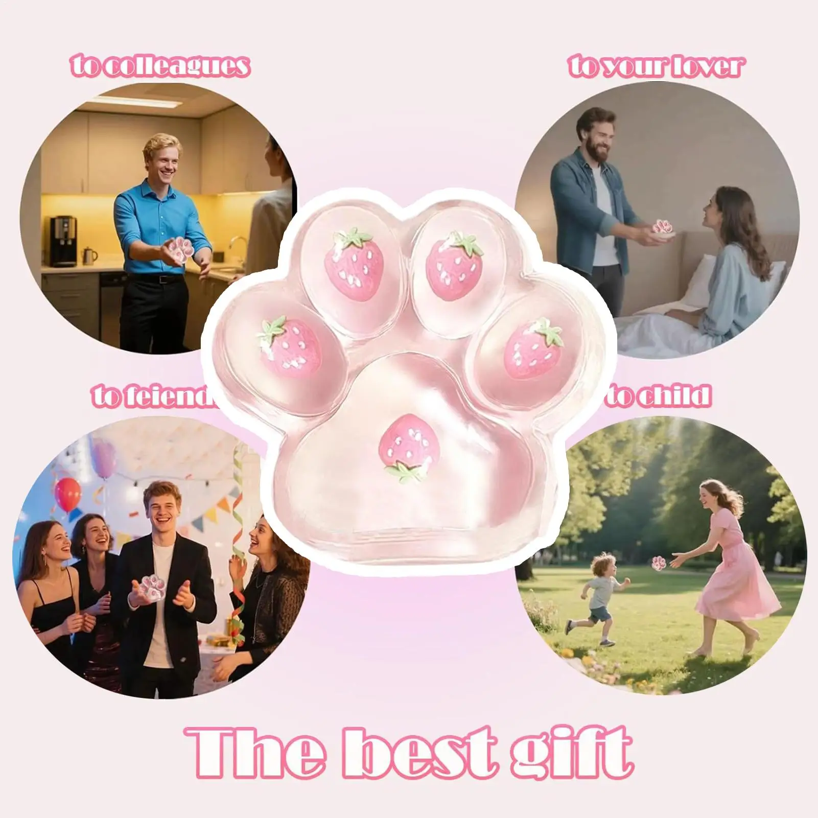 Stress Toys Stress Relieving Cat Claw Toy Fidget Sensory Rebound For Relaxing Women Men Girls Boys Teens Adults Classroom Prizes