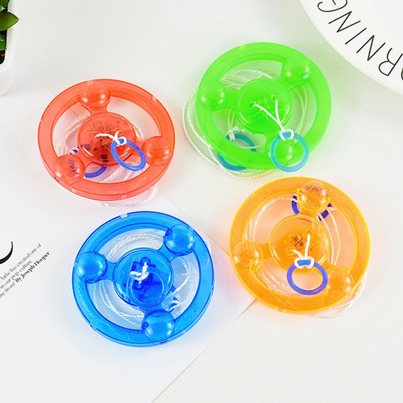 

10pcs Luminous Hand Pull Luminous Flashing Rope Flywheel Toy Puzzle Toys Kid Birthday Party Gift Pinata Goody Bag Fillers Prizes