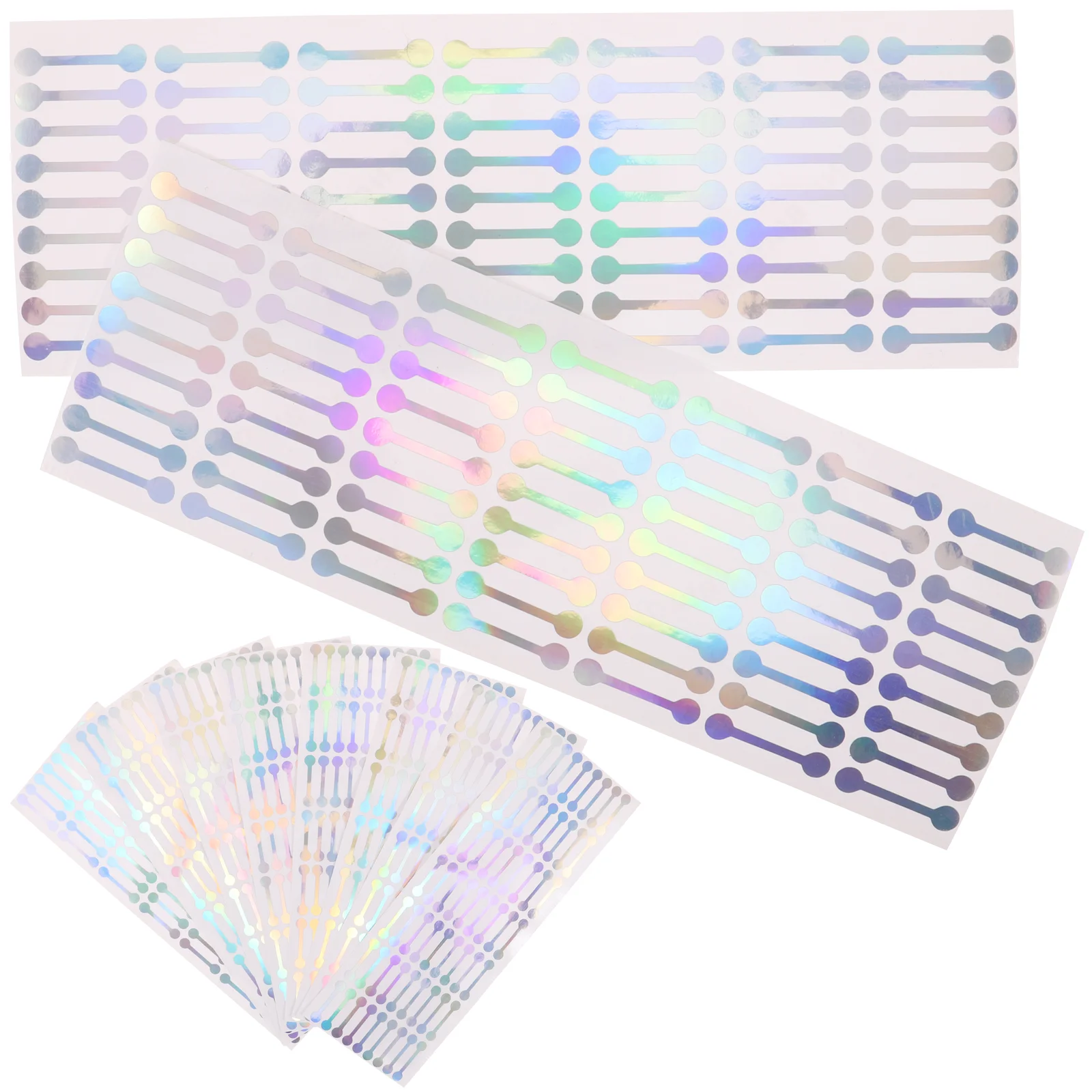 500 Pcs Sealing Stickers Strip Shape Labels Self Adhesive for Bags Packaging Tamper Evident Tape