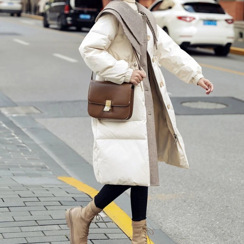 سترة نسائية شتوية 2025 بتصميم جديد وخصر متخصص ورفيعة وسميكة ودافئة #5