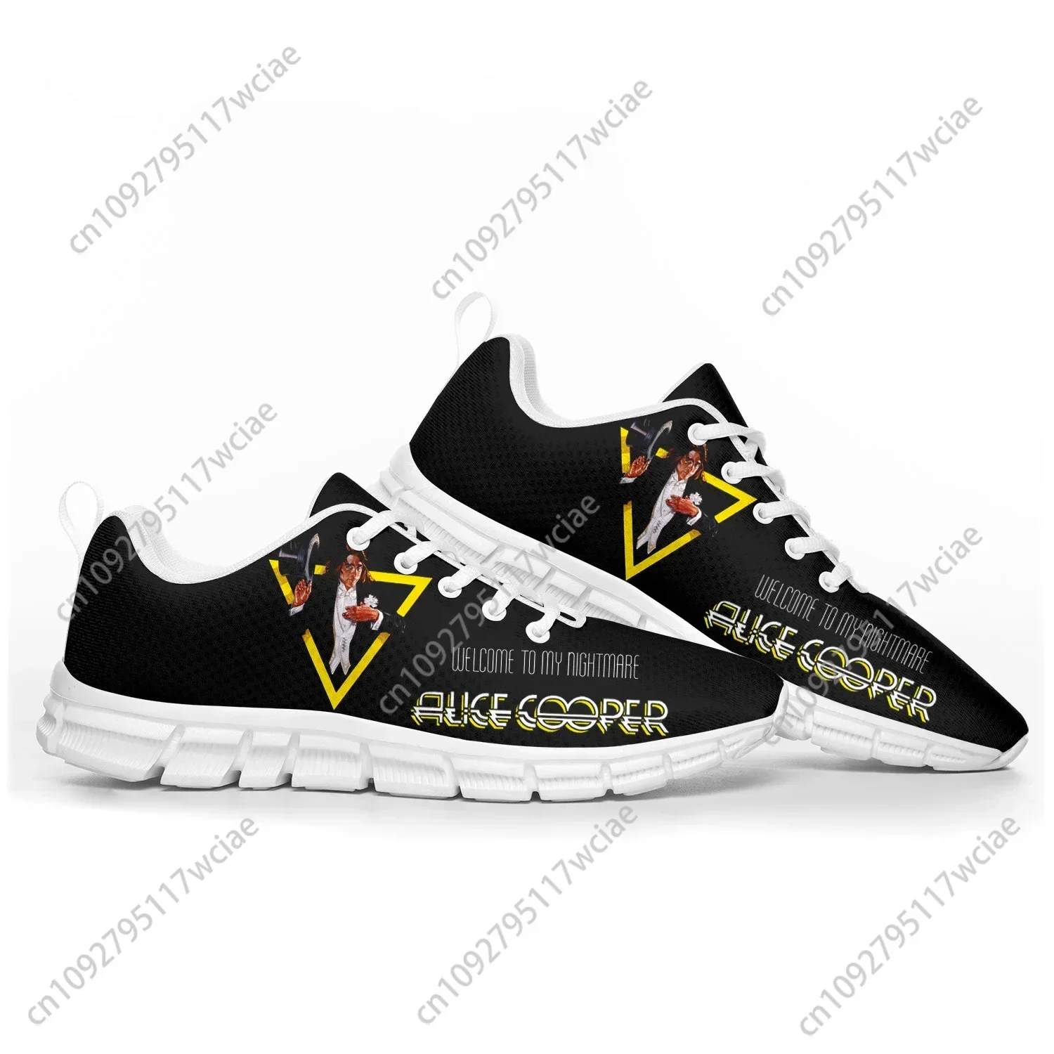 

Alice Cooper Rock Singer Pop Sports Shoes Mens Womens Teenager Sneakers Casual Custom High Quality Couple Shoes