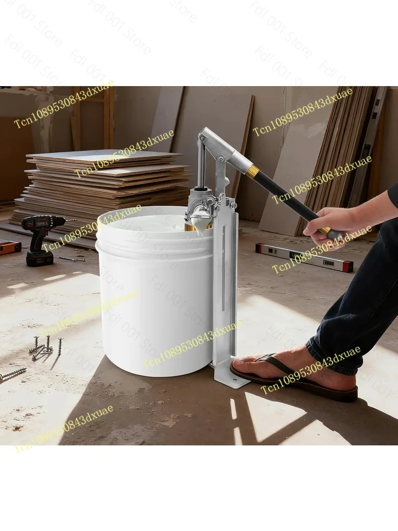 Manual Feeding Pump Feeding Pump Paste Liquid Aluminum Alloy Feeder Universal Indoor and Outdoor