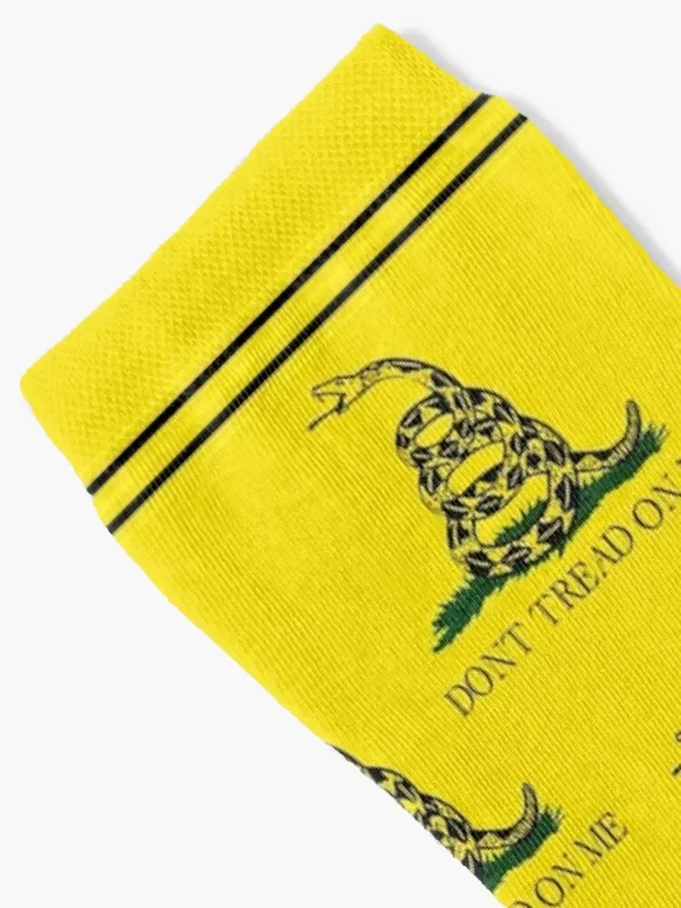 Don't Tread on Me Gadsden Flag calcetines de hip hop sueltos de lujo para mujeres y hombres