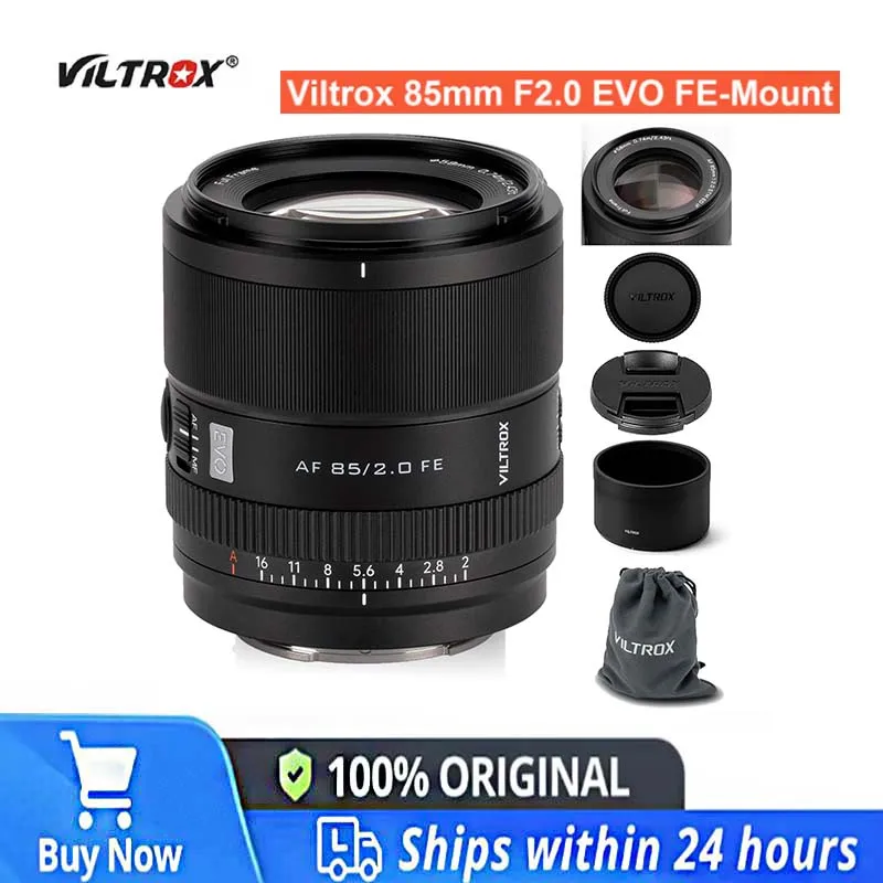 

НОВЫЙ полнокадровый телеобъектив Viltrox 85 мм F2.0 EVO FE с автофокусом и средней фокусировкой для Sony E Mount A7IV A7C ZV-E1 FX3 A9III A7RIII