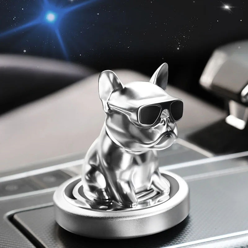 car fresheners vent metal french bulldog scent auto diffuser perfume ornaments car interior accessories solid perfume refill car