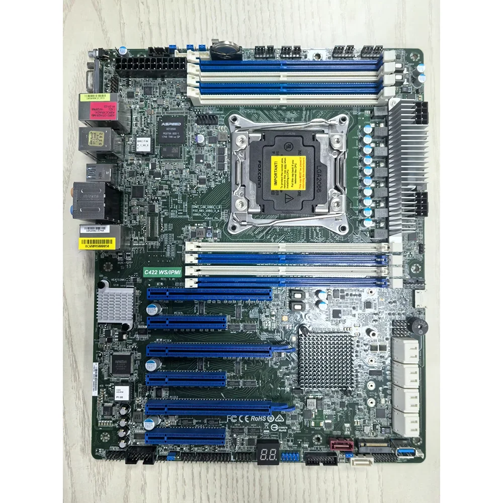 For ASRock Workstation Motherboard C422WS/IPMI LGA2066 DDR4
