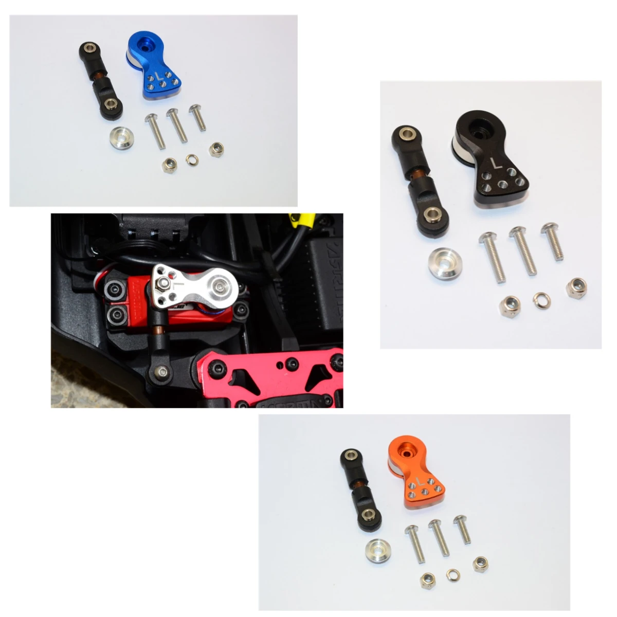 

Spring Steel Anti-Thread Tie Rod With Aluminum Servo Horn For 25T ARRMA Spline Output