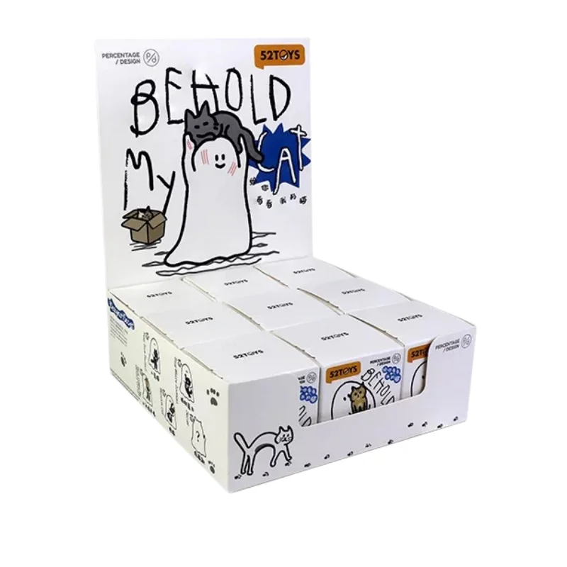 Heiße Original 52toys Ghody Behold My Cat Blind Box Figuren Tiny Blue Furbal Lucky Little Whiht Trendige Spielzeuge Sammlerstücke Deko-Geschenke