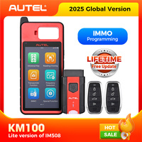 Autel MaxiIM KM100 Key Fob Programming Immobilizer Tool 2PCS Autel IKEY for 60s Key Generation OBD IMMO Key Learning on 99% Car