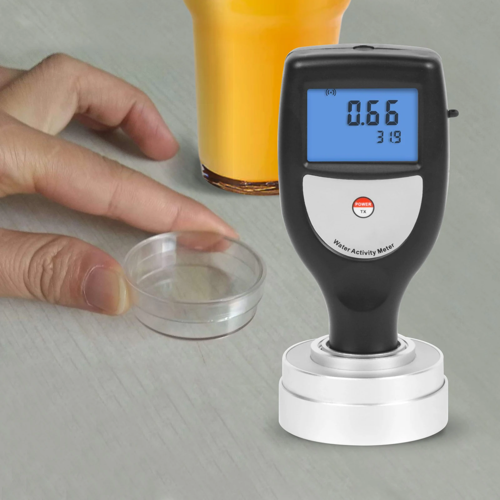 Activity Meter Food Water Activity Analyzer for Food Dried Fruit Grain Vegetable AW Monitor