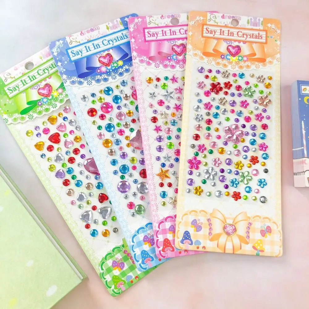 

Decoration Stickers 3D Gem Stickers DIY Mobile Phone Scrapbooking DIY Acrylic Gem Sticker Diary Album Self Adhesive