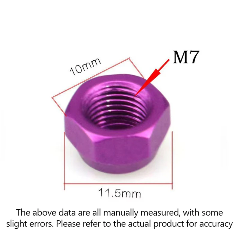 M7M8 Fishing Baitcasting Reel Nut Modified Colorful Fishing Reel Handle Nut Bait Casting Baitcast Reel For Left/Right Hand image 4