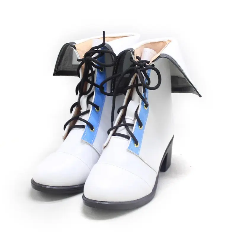 PJSK Game Kiritani Haruka Women Cosplay Shoes MORE MORE JUMP Costumes PU Boots for Halloween Carnival Party Christmas Customize