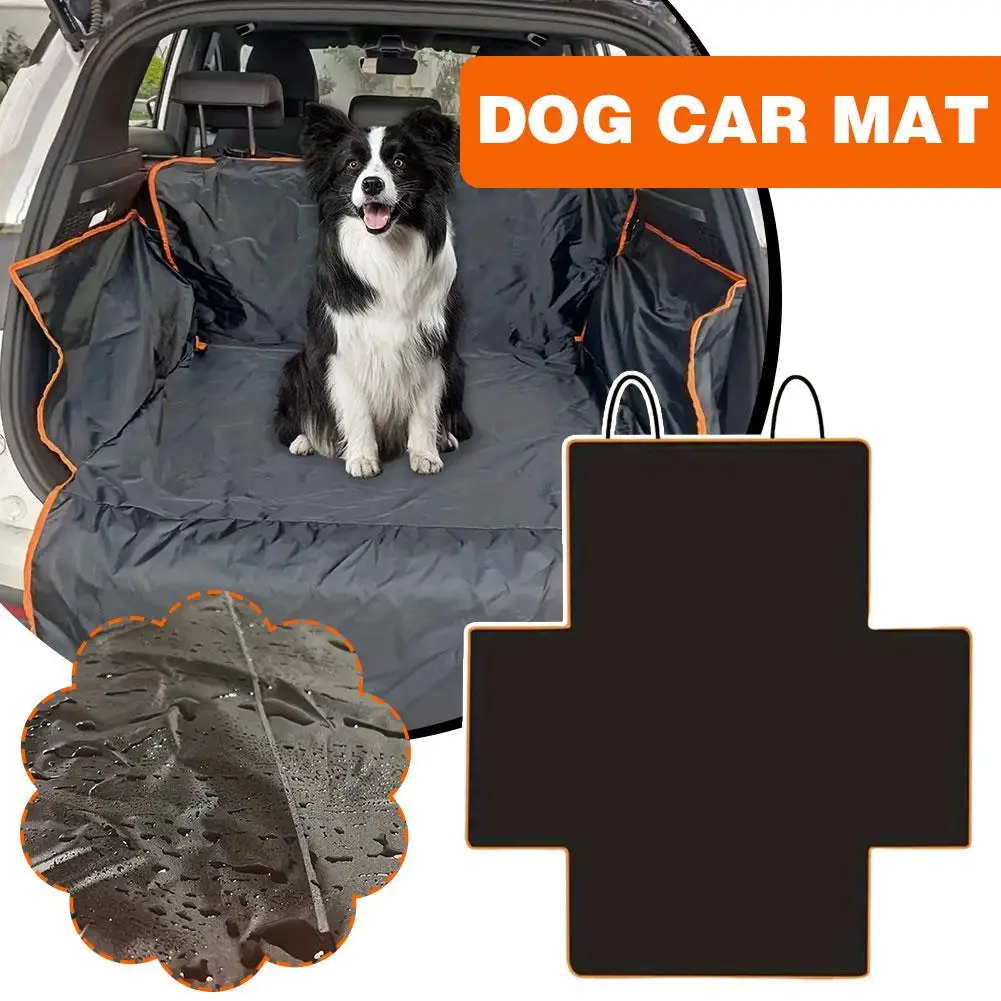 Dog Car Mat Non-slip Pet Car Mat Comfortable Trunk Dog Rear Anti-dirty Seat Durable Large Isolation Mat Seat U5A9